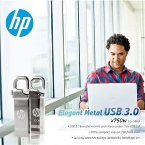 فلش مموری اچ پی مدل x750w HP x750w USB 3.0 Flash Memory - 8GB