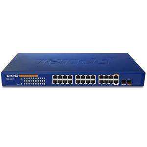 سوئیچ هوشمند 24 پورت تندا مدل تی ای جی 1224 تی Tenda TEG1224T 24-Port + 2 Shared Mini-GBIC Ports Gigabit Smart Switch