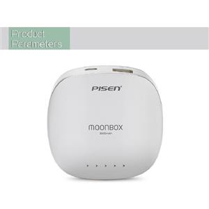 پاور بانک پایزن  مدل تی اس دی 094 با ظرفیت 3000 میلی آمپر Pisen TS-D094 MoonBox 3000mAh Power Bank