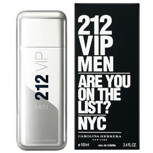 ادو تویلت مردانه کارولینا هررا مدل 212 وی آی پی با حجم 100 میلی لیتر Carolina Herrera 212VIP Eau De Toilette For Men 100ml
