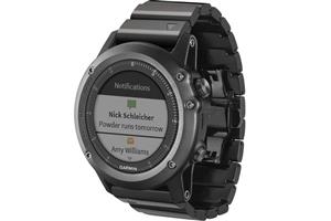 ساعت و جی پی اس ورزشی گارمین مدل فنیکس 3 با بند فلز Garmin fenix Sapphire Multisport with Metal Band GPS Watch 