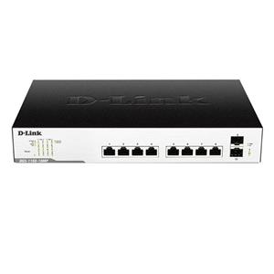 سوئیچ 10 پورت و مدیریتی دی لینک دی جی اس 1100 10 ام پی D-Link DGS-1100-10MP 10-Port Gigabit Max PoE Smart Managed Switch