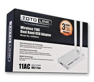 کارت شبکه‌ی بی‌سیم توتولینک مدل A2000UA TOTOLINK Wireless Network USB Adapter 