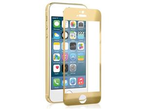 محافظ صفحه نمایش شیشه ای پشت و رو طلایی Apple iphone 5/5S 