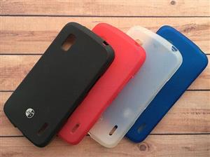 محافظ ژله ای رنگی LG Google Nexus 4 LG Google Nexus 4 TPU case