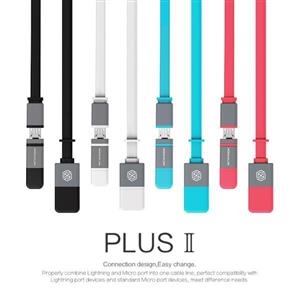 کابل Nillkin Plus II 2in1 USB Lightning & Micro Port Charging 