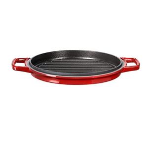 قابلمه چدنی 28 سانتی متری کیچن اید مدل KCPI60CRER KitchenAid KCPI60CRER Professional Cast Iron