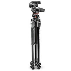 سه پایه مانفروتو مدل MK290DUA3-3W Manfrotto 290 DUAL Alu 3 Tripod w 90 column and 3W Head Kit - MK290DUA3-3W