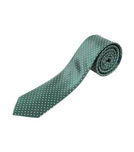 کراوات طرح خال خالی سبز 