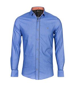 پیراهن اسپرت نخی مردانه برند Diaco آبی روشن 