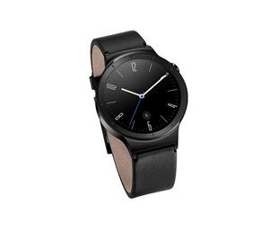 ساعت مچی هوشمند هوآوی بند چرم مشکی Watch 42mm Stainless Steel Case Huawei Watch 42mm SmartWatch
