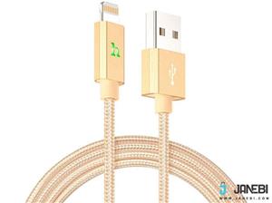 کابل لایتنینگ هوکو Hoco UPF03 Metal Knitted Charging Cable MFI 