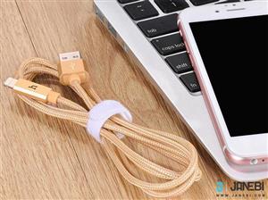 کابل لایتنینگ هوکو Hoco UPF03 Metal Knitted Charging Cable MFI 