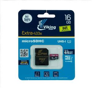 کارت حافظه Viking Man مدل 16GB Micro SD UHS-I extra 433x 