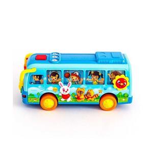 ماشین بازی Huile Toys مدل اتوبوس مدرسه 