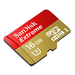 کارت حافظه microSDHC سن دیسک مدل Extreme کلاس 10 استاندارد همراه با آداپتور microSDHC Extreme UHS-I U3-16GB