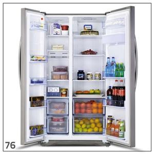 یخچال فریزر ساید بای ساید هایسنس مدل 76 Hisense 76 Refrigerator
