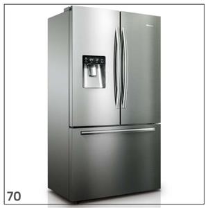 یخچال فریزر سه درب هایسنس مدل 70 Hisense 70 Refrigerator