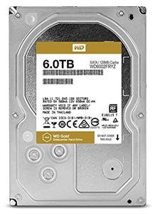 WD Gold 6TB 128MB Buffer HDD 