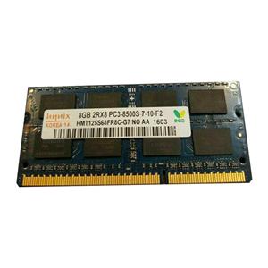 رم لپتاپ هاینیکس با ظرفیت 8 گیگابایت و فرکانس 1066 مگاهرتز Hynix PC3-8500 8GB 1066MHz Laptop Memory