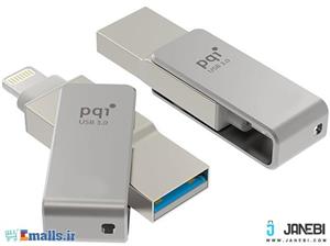 فلش مموری پی کیو آی Pqi i-Connect mini Lightning USB Flash Memory - 64GB