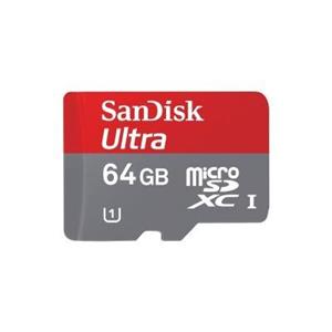 مموری 64 گیگا بایت کلاس 10 SanDisk 64GB Ultra microSDXC Memory Card Class 10 UHS-I