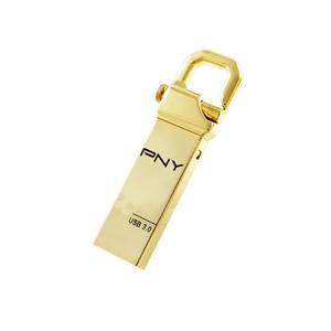 فلش مموری پی ان وای مدل هوک اتچ گلد ادیشن با ظرفیت 8 گیگابایت PNY Hook Attaché Gold Edition USB 3.0 Flash Memory 8GB