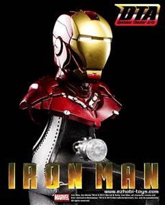 اکشن فیگور ایژوبای مجسمه ماسک آیرون‌من | EZHOBI TOYS IRON MAN COLLECTIBLE BUST 