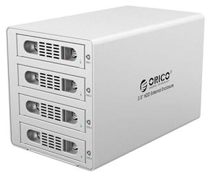 تجهیزات ذخیره سازی 3559RUS3-V1 5Bay ORICO 3559RUS3-V1 Aluminum 3.5 inch SATA2.0 USB 3.0&eSATA External Multi Bay HDD Enclosure