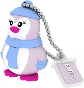 Emtec GM336 Miss Penguin USB 2.0 Flash Memory - 16GB 