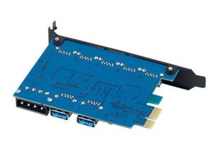 هاب USB3.0 پنج پورت PCI اوریکو مدل PVU3-5O2U Orico PVU3-5O2U 5 Port USB 3.0 PCI Express Card