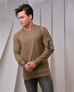   تی شرت مردانه آستین بلند MW مدل 8041