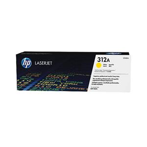 کیت تونر کارتریج لیزری اچ پی مدل 312A (HP Original Laserjet Toner Cartridge Yellow 312A (CF382A