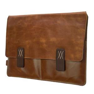 کیف چرم وریا طرح قهوه ای شتری مناسب برای رتینا 12 اینچ VORYA Leather Portfolio Retina 12" Camel Brown