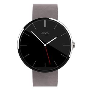 ساعت هوشمند موتورولا موتو 360 سنگی 46 میلی متری Motorola Moto 360 Stone With Grey Leather Band 46mm