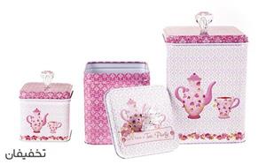 ست سه تکه قوطی های زیبا