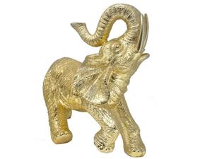 مجسمه فیل طلایی متوسط مدل 2053 