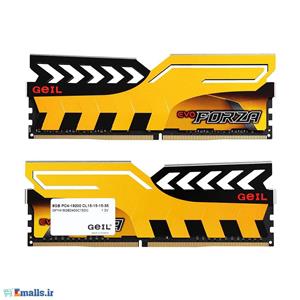 رم کامپیوتر ژل سری اوو فورزا با ظرفیت 16 گیگابایت و فرکانس 2400 مگاهرتز GEIL EVO Forza DDR4 16GB 2400Mhz CL15 Dual Channel Desktop RAM