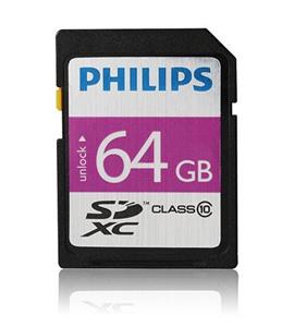 مموری فیلیپس 64 گیگابایت کلاس 10 Philips SD 64G Card Class 10 SDHC