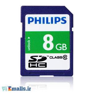 مموری فیلیپس 8 گیگابایت کلاس 10 Philips SD 8G Card Class 10 SDHC