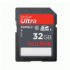SanDisk 32GB SDHC Memory Card Ultra 200X 