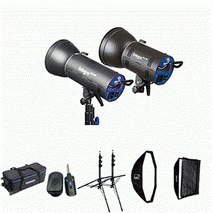 کیت کامل فلاش Hensel Integra Mini 600 Kit Hensel Integra 2 Light Mini 600 Kit & Mini300