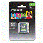 Integral 8GB SDHC Class 10 Memory Card