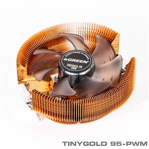 Green TinyGold-95 PWM CPU Cooler 