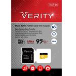 VERITY MicroSDHC Class 10 U1 95MB/S Memory Card 16GB