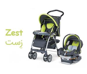 ست کالسکه و کریر چیکو Chicco مدل کرتینا زست Cortina Zest 