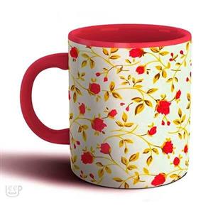 ماگ سرامیکی - نگار گل‌های امیدبخش زندگی 