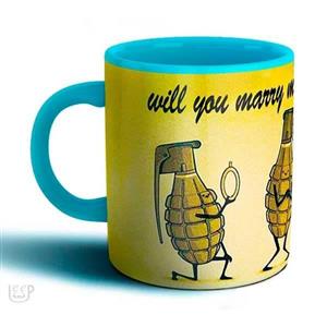 ماگ سرامیکی - Will you Marry me 