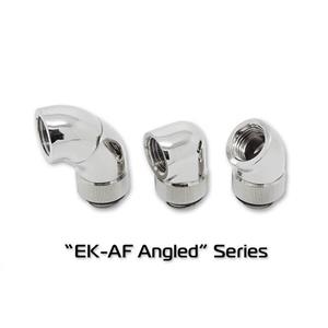 آداپتر فیتینگ ای کی دبلیو بی مدل ای اف نیکل با زوایه 90 درجه و رزوه جی 1/4 اینچ Ekwb EK-AF Angled 90° G1/4 Nickel Fitting Adapter