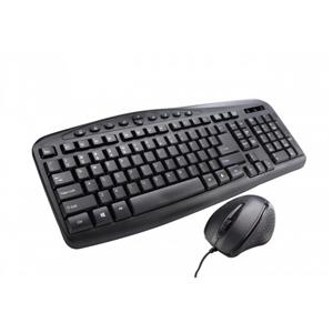 کیبورد و ماوس باسیم فراسو مدل اف سی ام 4220 Farassoo FCM-4220 Wired Keyboard and Mouse